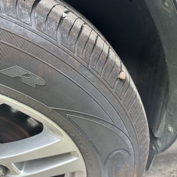 Kris & Son Roadside - Tire plug job! recommended the customer get a new tire because of the placing of nail close to sidewall. - Roadside Assistance Near Me Kris & Son Roadside - Tire plug job! recommended the customer get a new tire because of the placing of nail close to sidewall. - Roadside Assistance Near Me