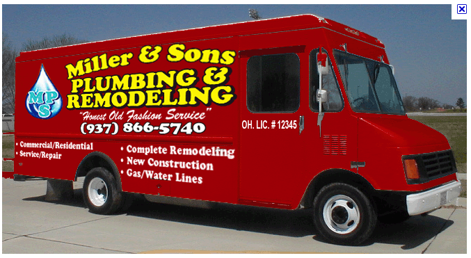 Slide of Miller and Sons Plumbing