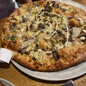Mellow Mushroom Brier Creek - Holy shiitake with artichokes - Pizza Near Me - Raleigh, North Carolina Mellow Mushroom Brier Creek - Holy shiitake with artichokes - Pizza Near Me - Raleigh, North Carolina
