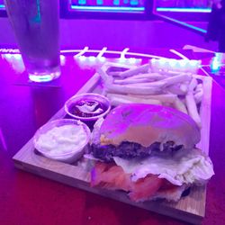 Pancho's Sports Bar and Grill - Started powering into my cheeseburger and fries before I thought to take a picture