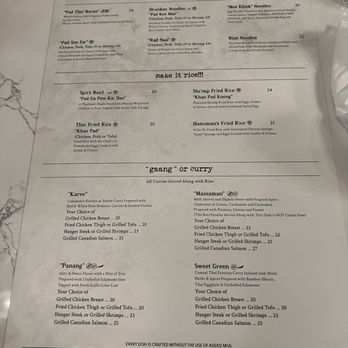Hanuman Thai Eatery - Menu - Thai Near Me - Orange, California