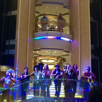 Royal Caribbean Baltimore - Entertainment director Eric and crew members at 70s dance party - Transportation Near Me - Baltimore, Maryland Royal Caribbean Baltimore - Entertainment director Eric and crew members at 70s dance party - Transportation Near Me - Baltimore, Maryland