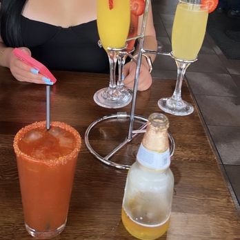 Madres Brunch - Michelada and mimosa flight - Breakfast & Brunch Near Me - Bellflower, California