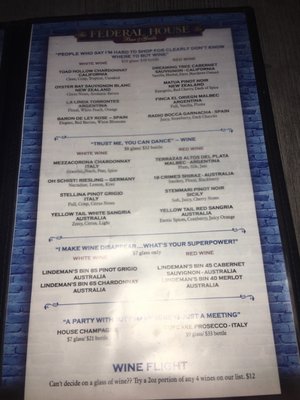 Menu photo 5 Federal House Annapolis, MD