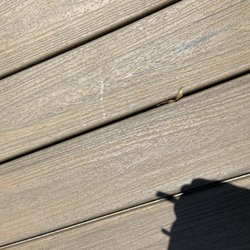 Above All Gutters - Stratch on new trex decking