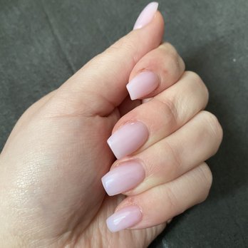 Miracle Nails - Gel set in light pink - Nail Salons Near Me - New Hartford, New York Miracle Nails - Gel set in light pink - Nail Salons Near Me - New Hartford, New York