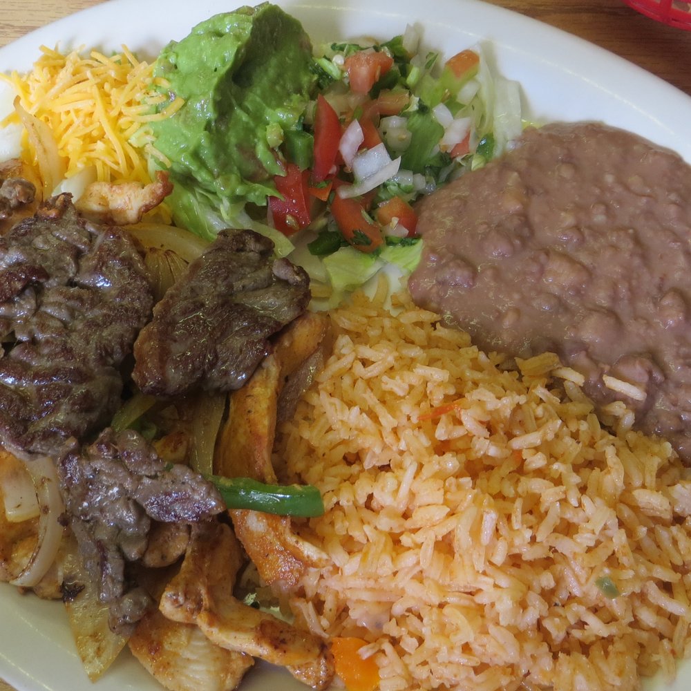 Sierra's - mixed fajita plate....yum! - Mexican Near Me - Georgetown, Texas