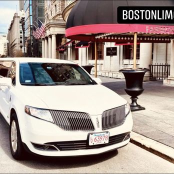 Boston Limousine - Boston Limousine parked at the iconic Copley Plaza Hotel -- where luxury meets Boston elegance. - Limos Near Me - Boston, Massachusetts