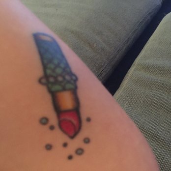 New York Hardcore Tattoo - Mermaid lipstick - Tattoo Near Me - New York, New York New York Hardcore Tattoo - Mermaid lipstick - Tattoo Near Me - New York, New York
