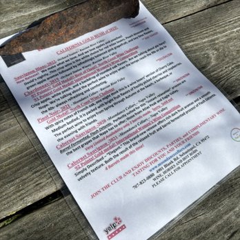 Moondance Cellars - Tasting notes - Wineries Near Me - Sebastopol, California