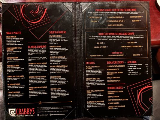 Menu photo 4 Crabby's Seafood Bar & Grill Joplin, MO