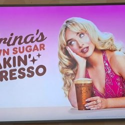 I am a fan of hers, so I went in to buy the drink lol