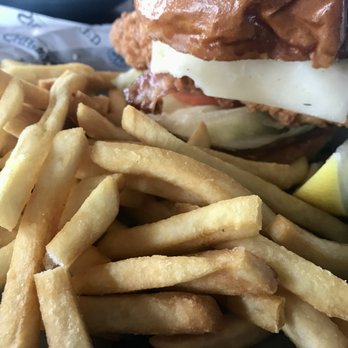Shipwrecked - Fries were yummy too - New American Near Me - Falmouth, Massachusetts