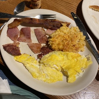 Cracker Barrel Old Country Store - The one piece of Bacon burnt. Hot cakes overdone. The hash brown casserole was exceptionally dried and it tasted like rancid butter/oil. - Breakfast & Brunch Near Me - Boise, Idaho Cracker Barrel Old Country Store - The one piece of Bacon burnt. Hot cakes overdone. The hash brown casserole was exceptionally dried and it tasted like rancid butter/oil. - Breakfast & Brunch Near Me - Boise, Idaho