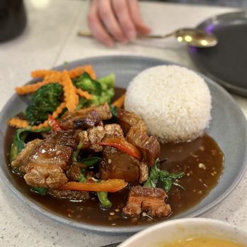 Dok Khao - Crispy Pork Basil - Thai Near Me - Woodbridge, Virginia Dok Khao - Crispy Pork Basil - Thai Near Me - Woodbridge, Virginia