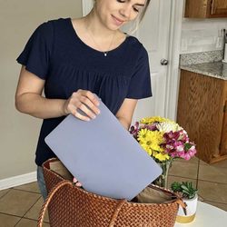 Bohiq - BOHIQ Woven Leather Tote makes a great work bag.