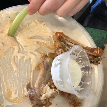 Wingstop - Blue cheese dressing was a bit runny. Seemed to be mixed with something to make it go farther? - Chicken Wings Near Me - Kingwood, Texas Wingstop - Blue cheese dressing was a bit runny. Seemed to be mixed with something to make it go farther? - Chicken Wings Near Me - Kingwood, Texas