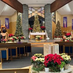 St.Joan of Arc Parish - Church Interior (decked out in Advent/Christmas)