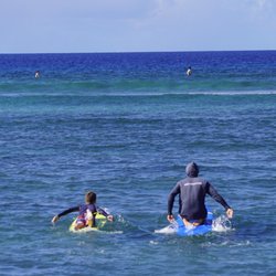 Rivers To The Sea, Maui Surf Lessons - Paddling out.
