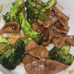 Best Food In Town - Beef with Beef W. Broccoli Steam Rice