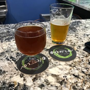 Overflow Brewing Company - Black IPA and Dayman Bread Pudding - Breweries Near Me - Saint Petersburg, Florida
