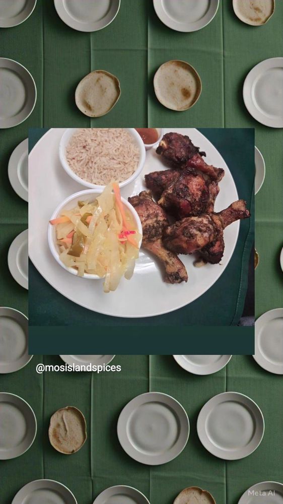Food from Mo's Island Spice