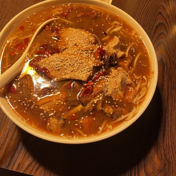 Sichuan Kitchen - tea smoked-duck in aromatic broth - Szechuan Near Me - Portland, Maine
