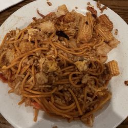 Grand Buffet Chinese Restaurant - Hibachi - lo mein, fried rice, baby corn, rice, imitation crab