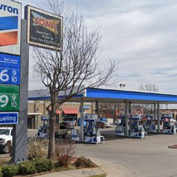 Exterior outside entrance of Cowtown Chevron - Fort Worth, Texas Exterior outside entrance of Cowtown Chevron - Fort Worth, Texas