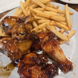 Wings and fries