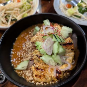 Hanuman Thai Eatery - Chicken "satay" - Thai Near Me - Costa Mesa, California Hanuman Thai Eatery - Chicken "satay" - Thai Near Me - Costa Mesa, California