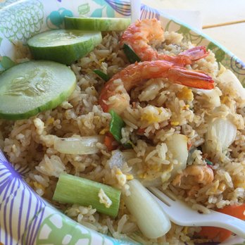 Coconut Corner - Shrimp Fried Rice! - Thai Near Me - Waimea, Hawaii
