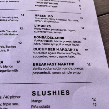 Limón - Drink menu - Peruvian Near Me - Walnut Creek, California