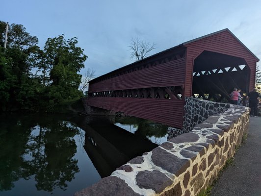 Historic Sachs Covered Bridge by null