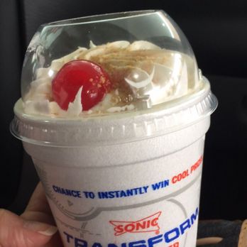 Sonic Drive-In - Banana cream pie milkshake - Burgers Near Me - Valley Stream, New York Sonic Drive-In - Banana cream pie milkshake - Burgers Near Me - Valley Stream, New York