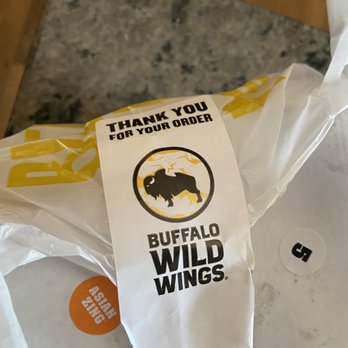 Buffalo Wild Wings - a bag of buffalo wings - Chicken Wings Near Me - Wichita, Kansas