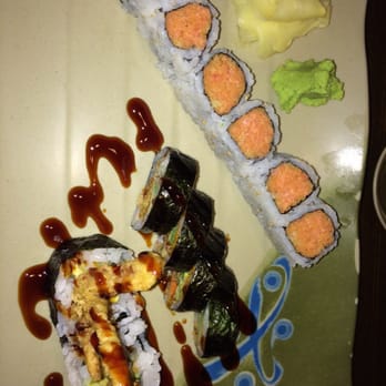Fuji - Spicy tuna and Spider. I would probably re-order only the Spider roll $8.25~ 4.3.15 - Japanese Near Me - Portage, Indiana