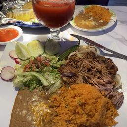 Carnitas dinner & medium margarita! Carnitas dinner & medium margarita!