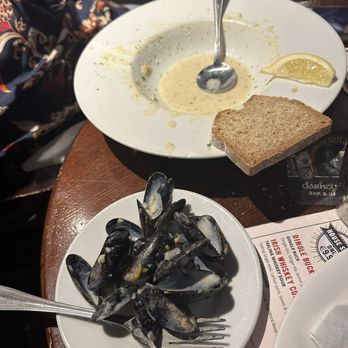 Darkey Kellys - All done. That's just the chowder, not chowder AND mussels. And it was amazing! - Pubs Near Me - Dublin, D