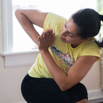 Mindful Mountain Yoga - Twist and breathe - Yoga Near Me - Amherst, Virginia