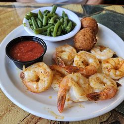 Riverview Restaurant & Marina - Broiled shrimp
