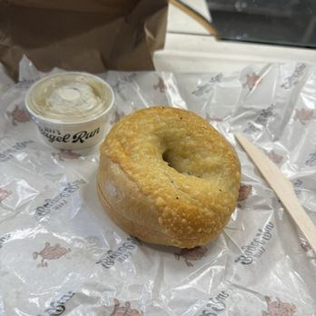 Jeff's Bagel Run - Asiago Bagel - Bagels Near Me - Orlando, Florida