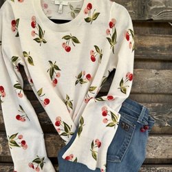 Stacy's Closet - Cute outfit, sweater, jeans and earrings... ALL lees than $50. Reduce reuse and recycle. Support women owned small business!
