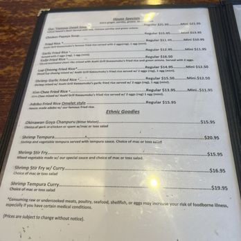 Asahi Grill - Menu - Breakfast & Brunch Near Me - Honolulu, Hawaii Asahi Grill - Menu - Breakfast & Brunch Near Me - Honolulu, Hawaii