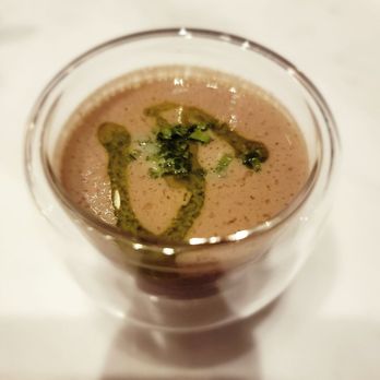 Imperfecto - Mushroom soup shooter - Cocktail Bars Near Me - Washington, DC, District of Columbia