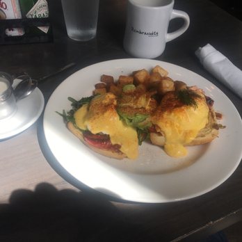 Rembrandts - Eggs Benedict, one Avocado and one Salmon - Breakfast & Brunch Near Me - Eagle, Idaho