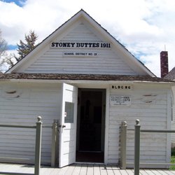Overland Trail Museum - Stoney Buttes School Disctrict #19 built in 1891