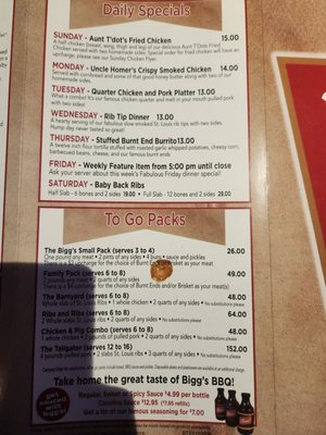 Menu photo 6 Bigg's BBQ Lawrence, KS