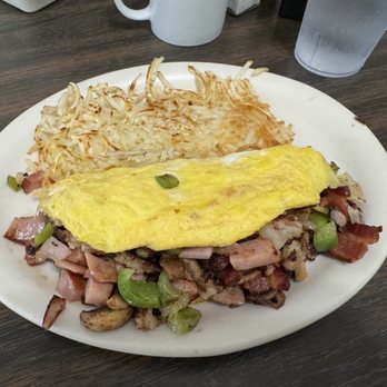 Pitt's Stop Restaurant - The "Amen" omelet. - Breakfast & Brunch Near Me - Sacramento, California Pitt's Stop Restaurant - The "Amen" omelet. - Breakfast & Brunch Near Me - Sacramento, California