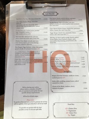 Menu photo 1 HQ Restaurant and Wine Bar Dublin, D Menu photo 1 HQ Restaurant and Wine Bar Dublin, D